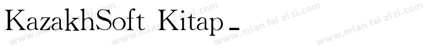 KazakhSoft Kitap字体转换